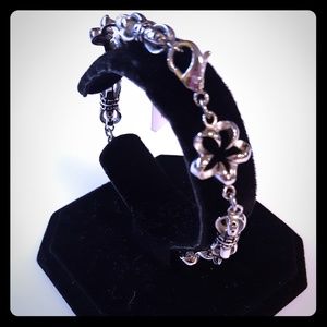 Bowtie designer inspired stainless steel bracelet